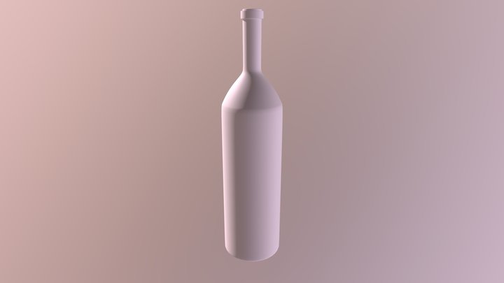 Wine Bottle 3D Model