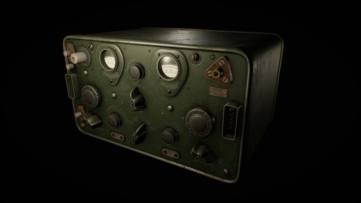 RBM. Radio station (USSR) 3D Model
