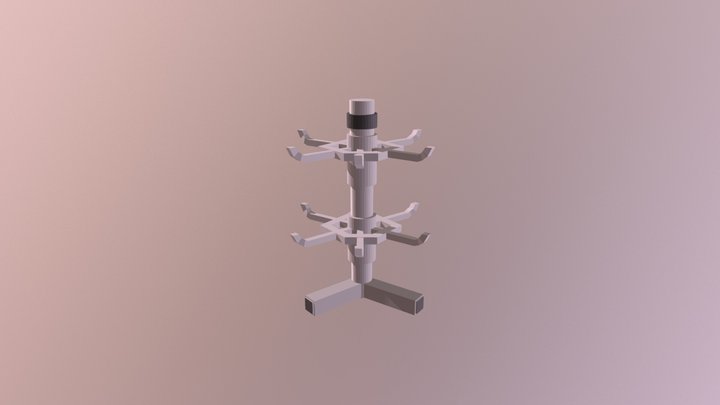 Rotating Stand 3D Model