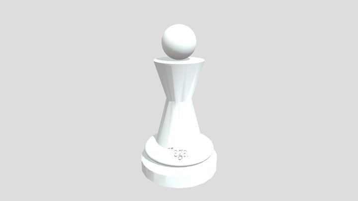 Chess Pawn 3D Model