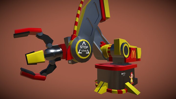 Robot Arm 3D Model