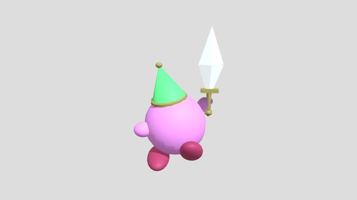 kirby zelda 3D Model