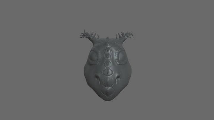 Dina - A couple hours of Zbrush Practice 3D Model