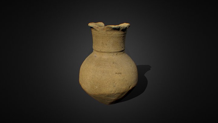 Jar from Umm Al-Asafir 3D Model