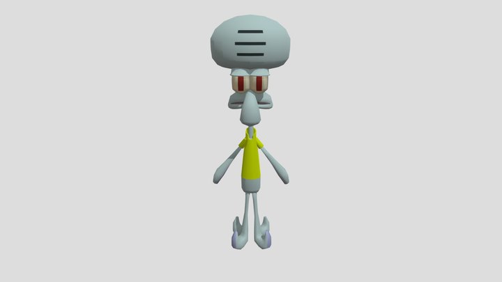 Squidward_Spongebob 3D Model