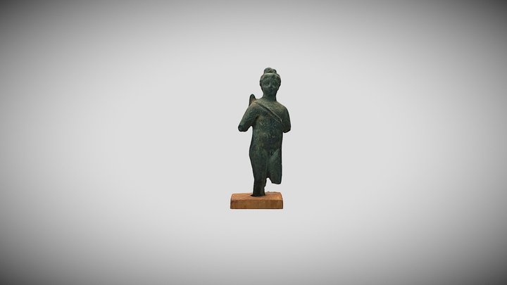 Bronze Eros statuette 3D Model