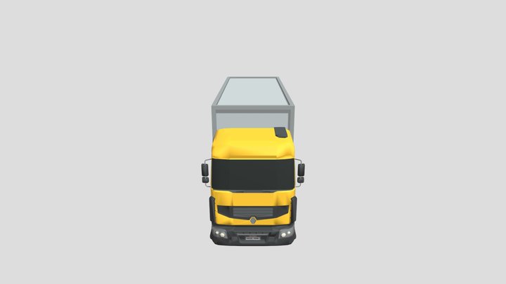 SM_Vehicle_Land_Truck_Cargo_01_A 3D Model