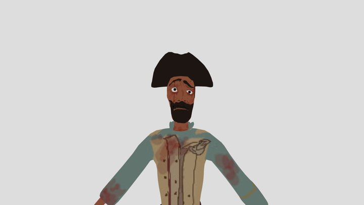 Pirate Clark (backrooms movie) by me – Free 3D Model STL