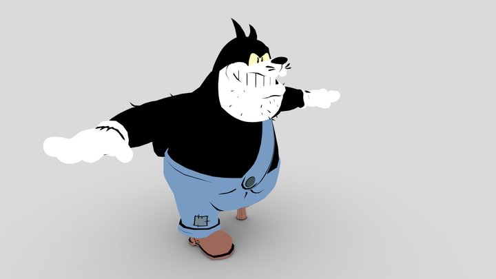 Pegleg Pete (Mickey Mouse TV Series) 3D Model