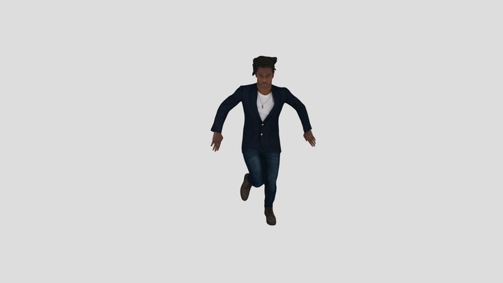 casual_party_dance_man 3D Model