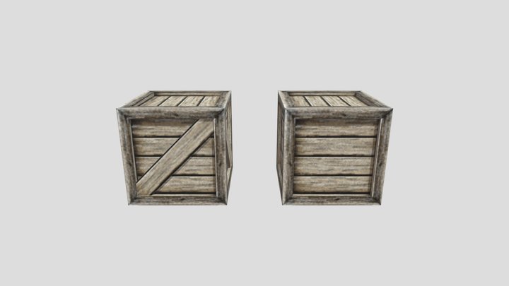 Crates 3D Model