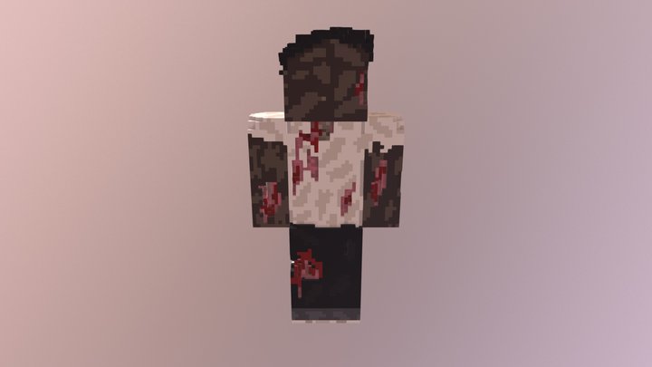 Skin Zombie 2 3D Model