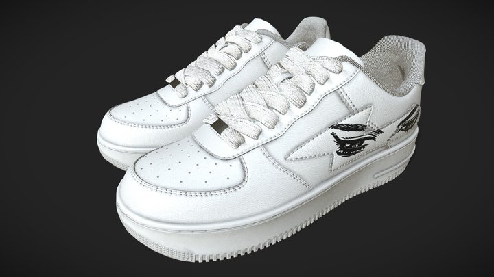 Sneakers "Seen" 3D Model