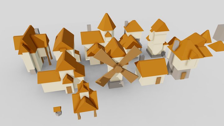 Fantasy Houses sketch