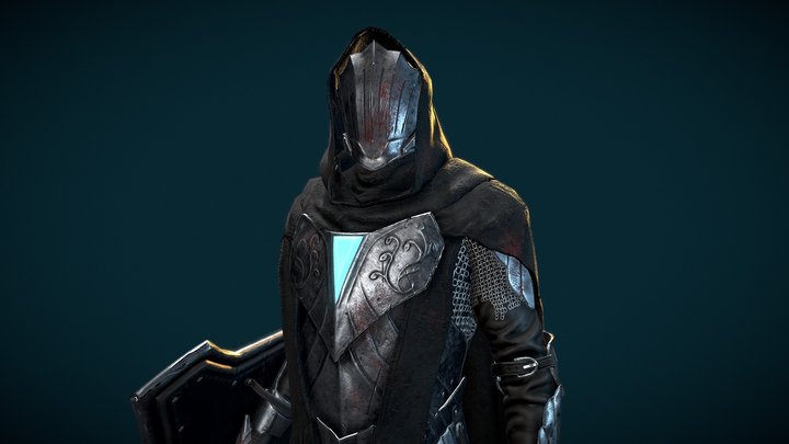 Knight. Artstation challenge 3D Model