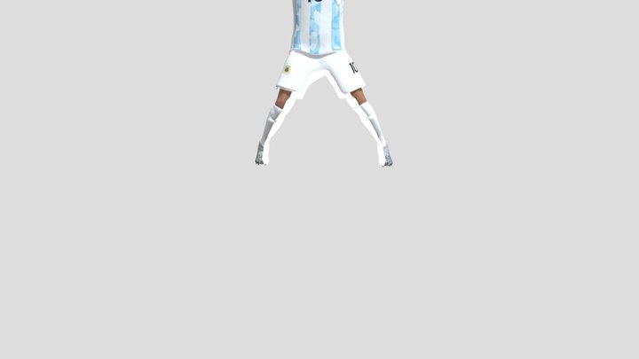 Messi 3D Model