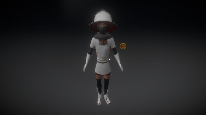 Witch character 3D Model