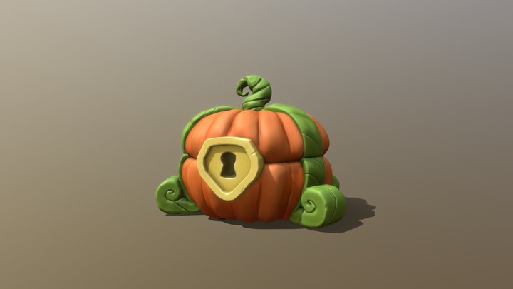 Pumpkin Chest 3D Model