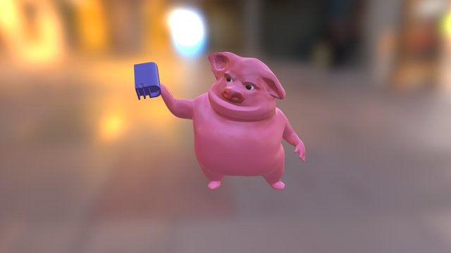 Porki 3D Model