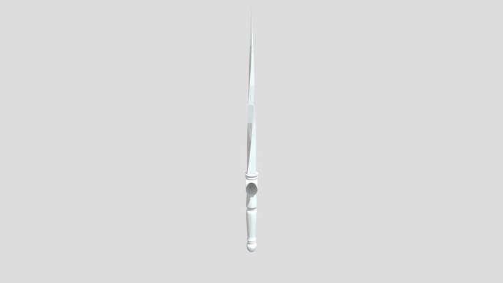 Stiletto dagger 3D Model