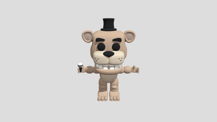 Freddy Funko Pop 3D Model