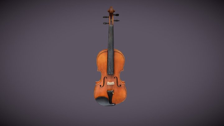 Classical Violin 3D Model