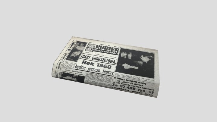 Kurier Szczeciński 3D Model