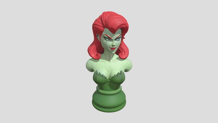 poison ivy chess pieces – Modelo 3D gratuito STL