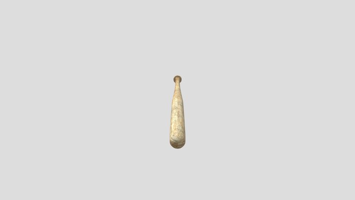 Бита деревянная 3D Model