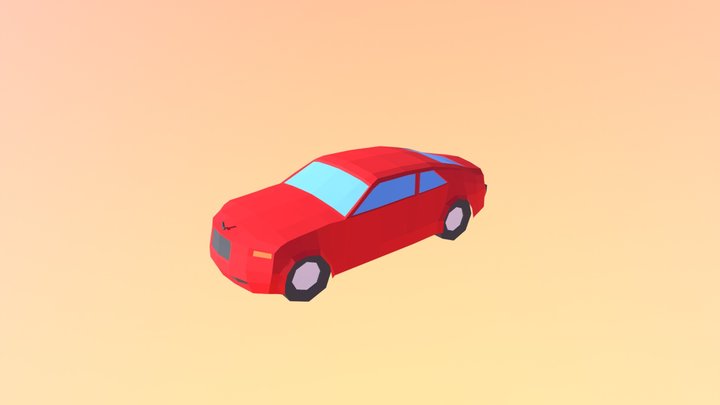 Low Poly Rolls-Royce 3D Model