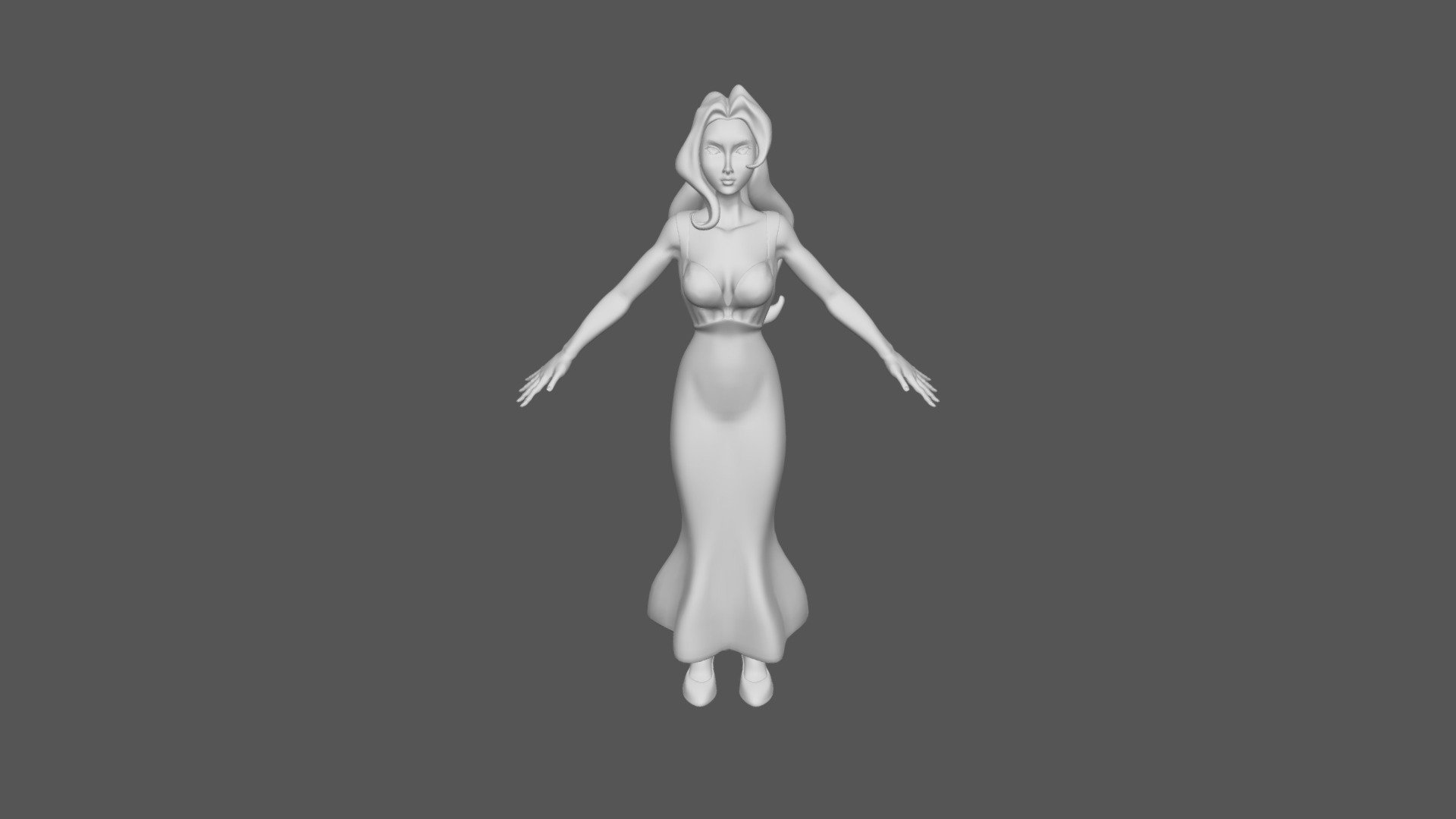 Stylized Female Character (High poly) - 3D model by Sara Félix ...