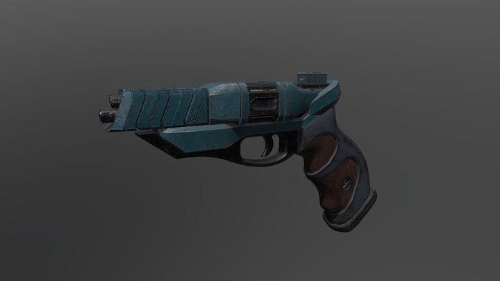Revolver 3D Model