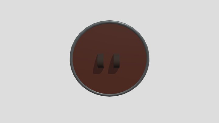 Medieval Shield 3D Model