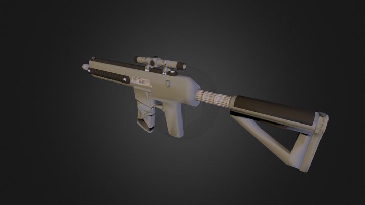 Raven Assault Rifle (R22) 3D Model