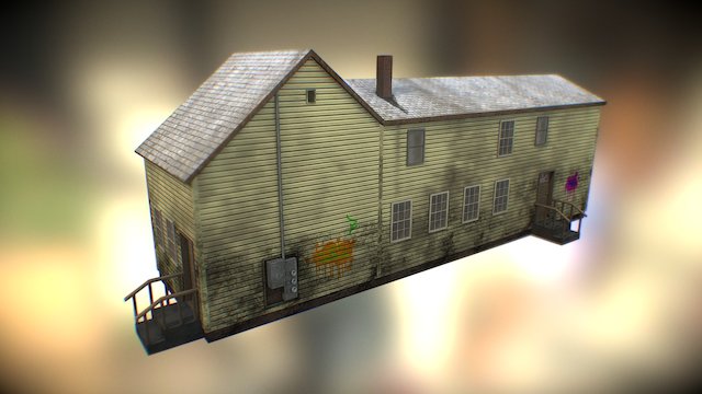 Old Building 3D Model