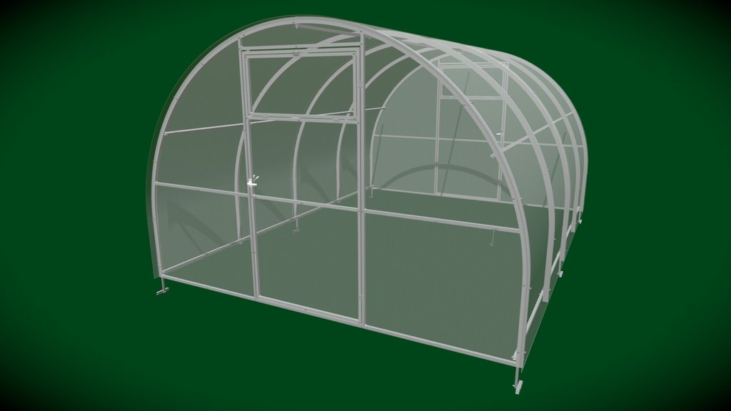 Arched Greenhouse 40x20/20x20