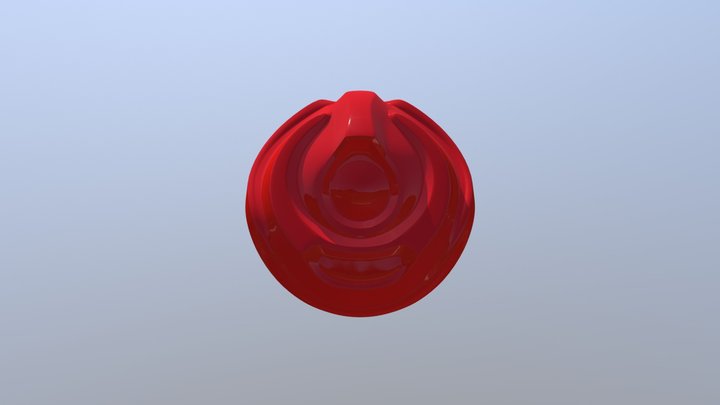Robo Orb Retopology 3D Model