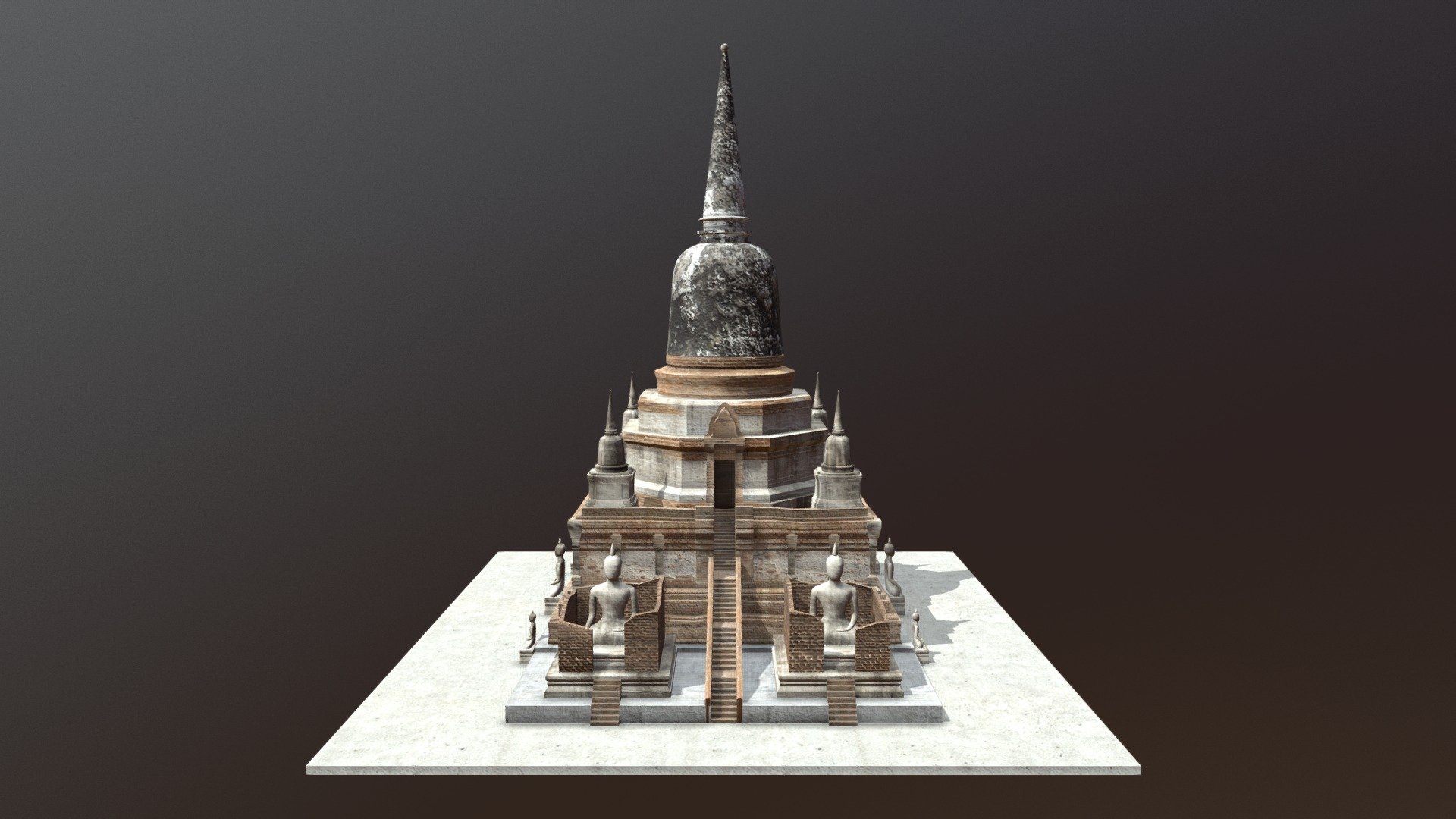 Thai Temple - 3D model by Noom Natthakorn (@natthakorn1892) [c9460ef ...