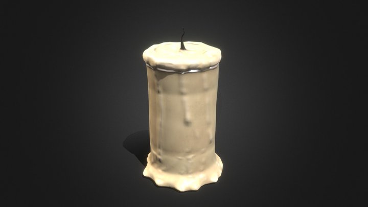 Wax_Candle 3D Model