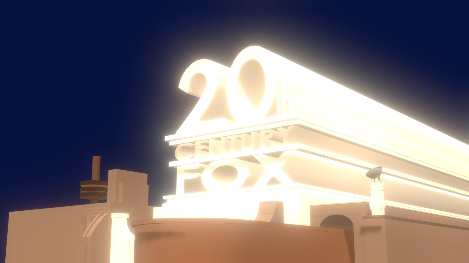 fox logo 1935 FULLY ANIMATED - Download Free 3D model by ...