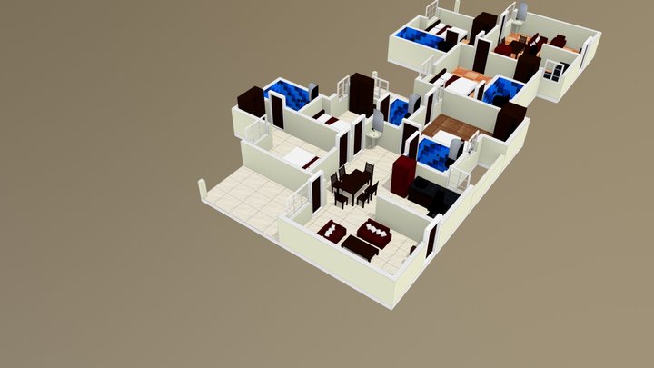 Building Interior 3D Model