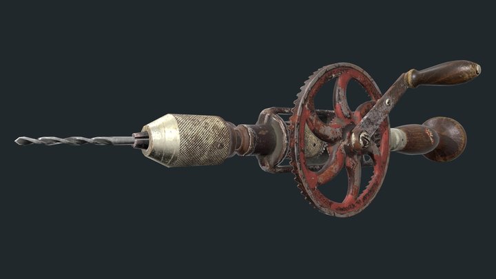 Millers Falls No. 980 Drill 3D Model