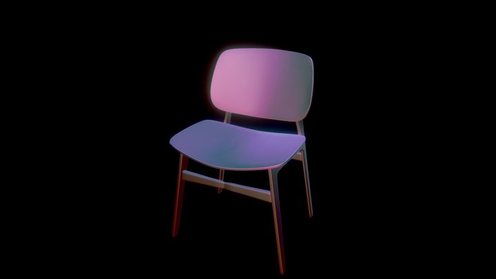 Clear Chair 3D Model