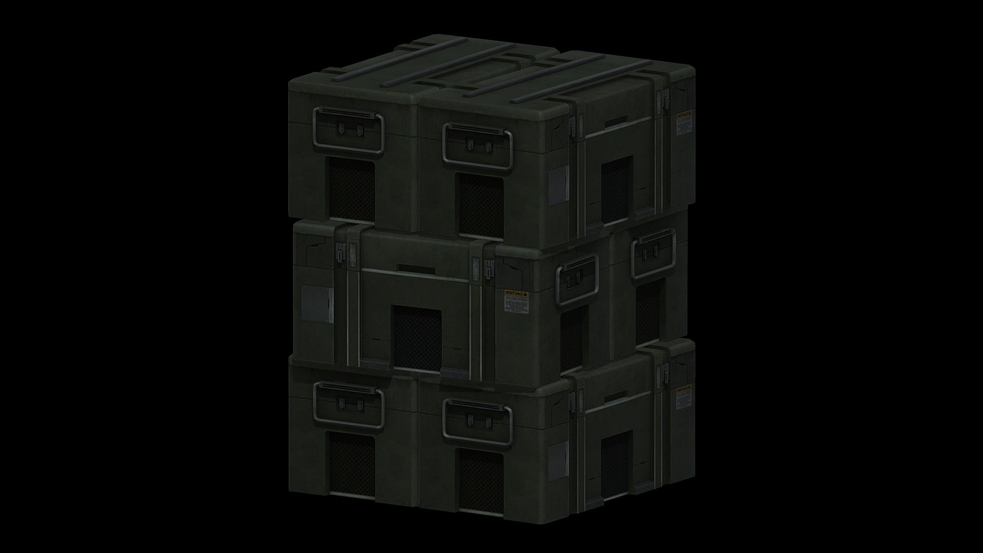 Army Crate Stack - Download Free 3D model by Dreadler [c949d85] - Sketchfab