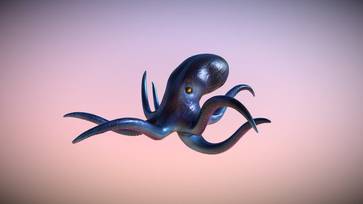 Kraken 3D Model