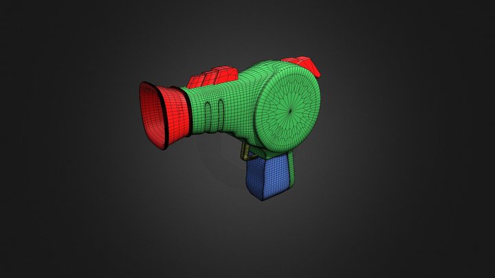 Bubble Gun 3D Model