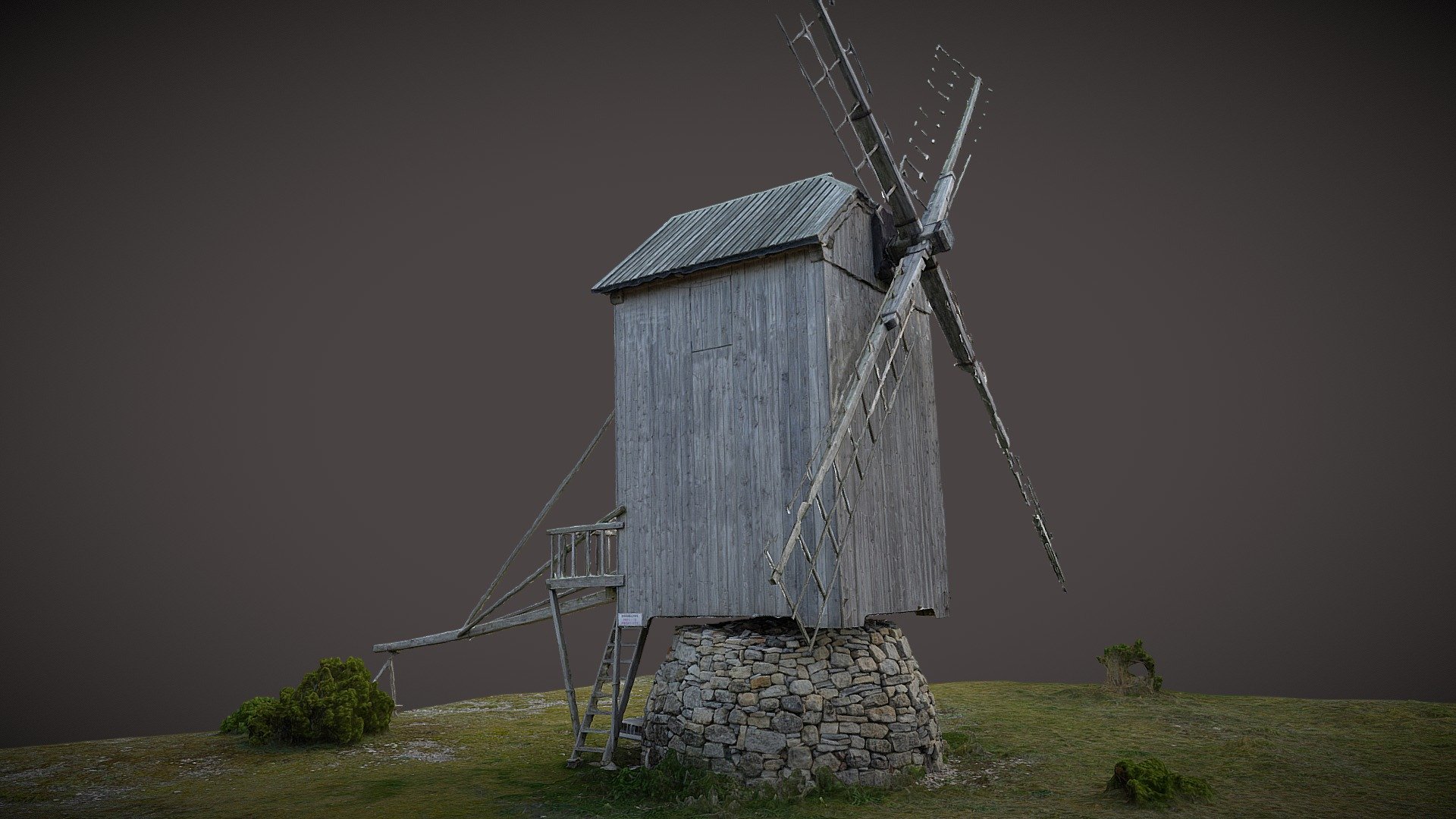 Ohessaare Windmill - 3D model by Saulius.Zaura [c94b748] - Sketchfab