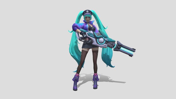 Layla (Green Flash Skin) - MLBB