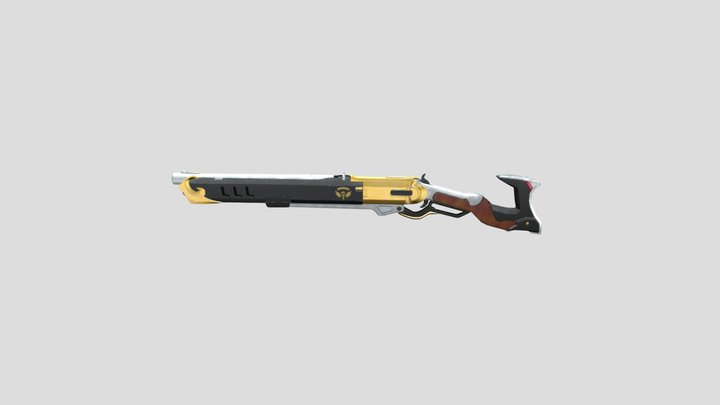 Ashe's Rifle Final Update 3D Model