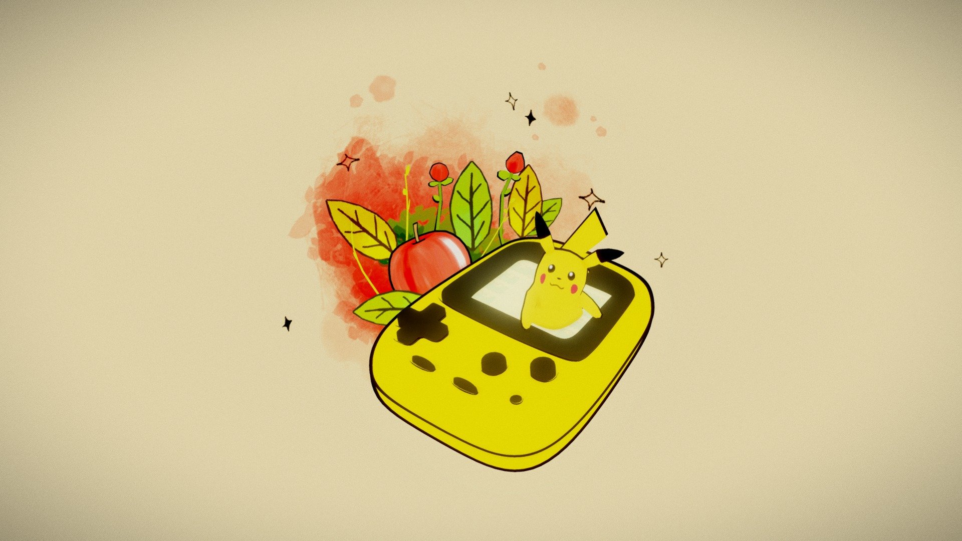 Blooming Pocket Pikachu 3D Model By Chris ekupixels c94c849 